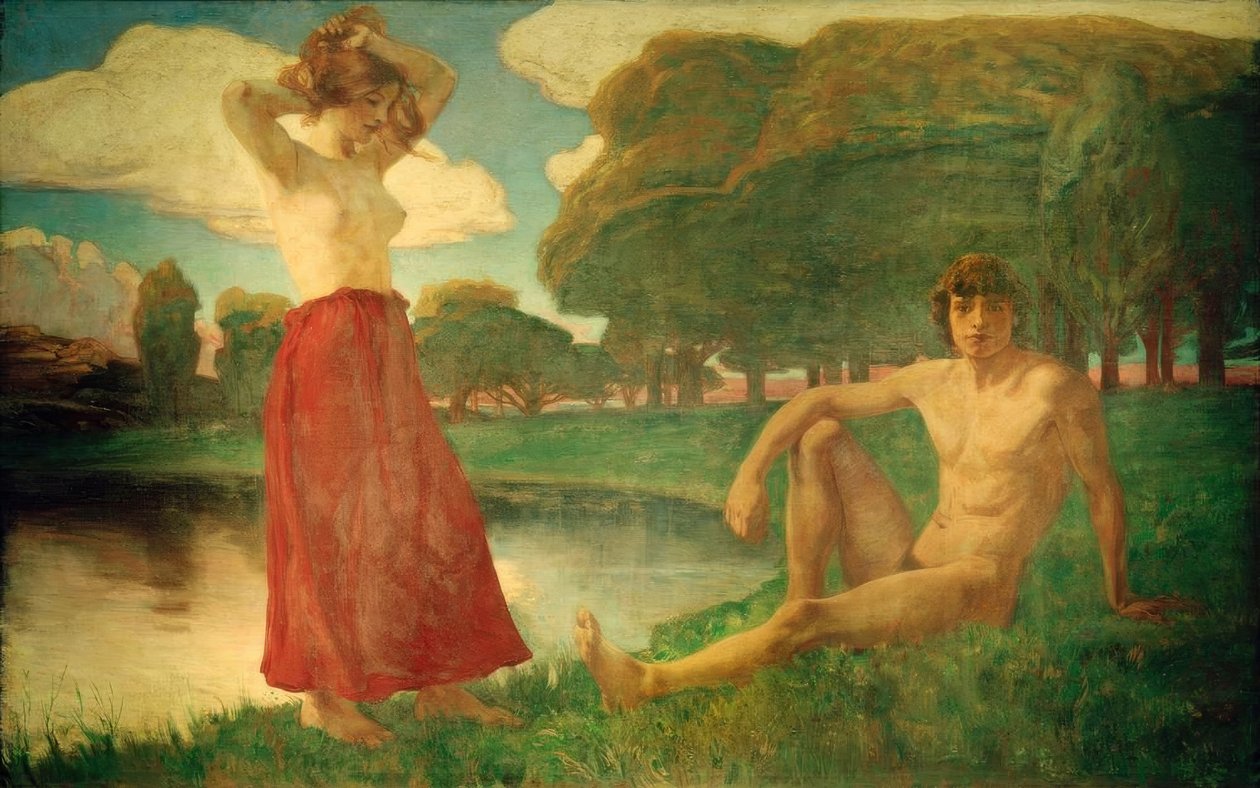 Idyll av Ludwig von Hofmann