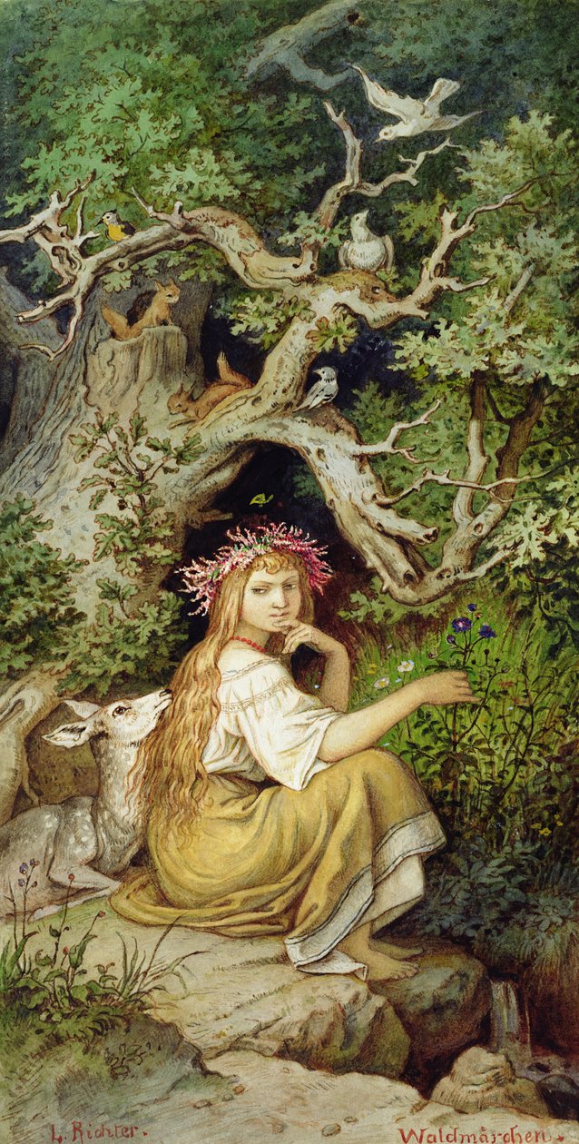 Tränymf 88: Waldmaerchen av Ludwig Adrian Richter