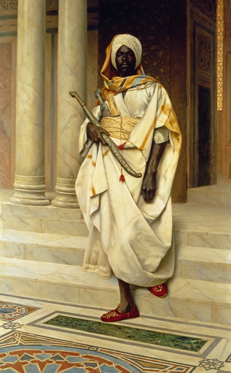 Emiren (olja på duk) av Ludwig Deutsch