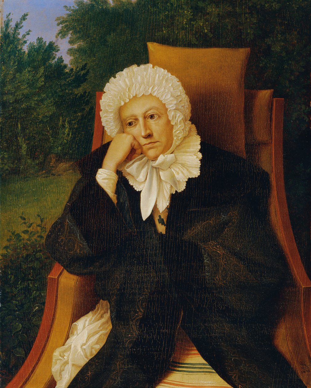 Dam i fåtöljen av Ludwig Ferdinand Schnorr von Carolsfeld