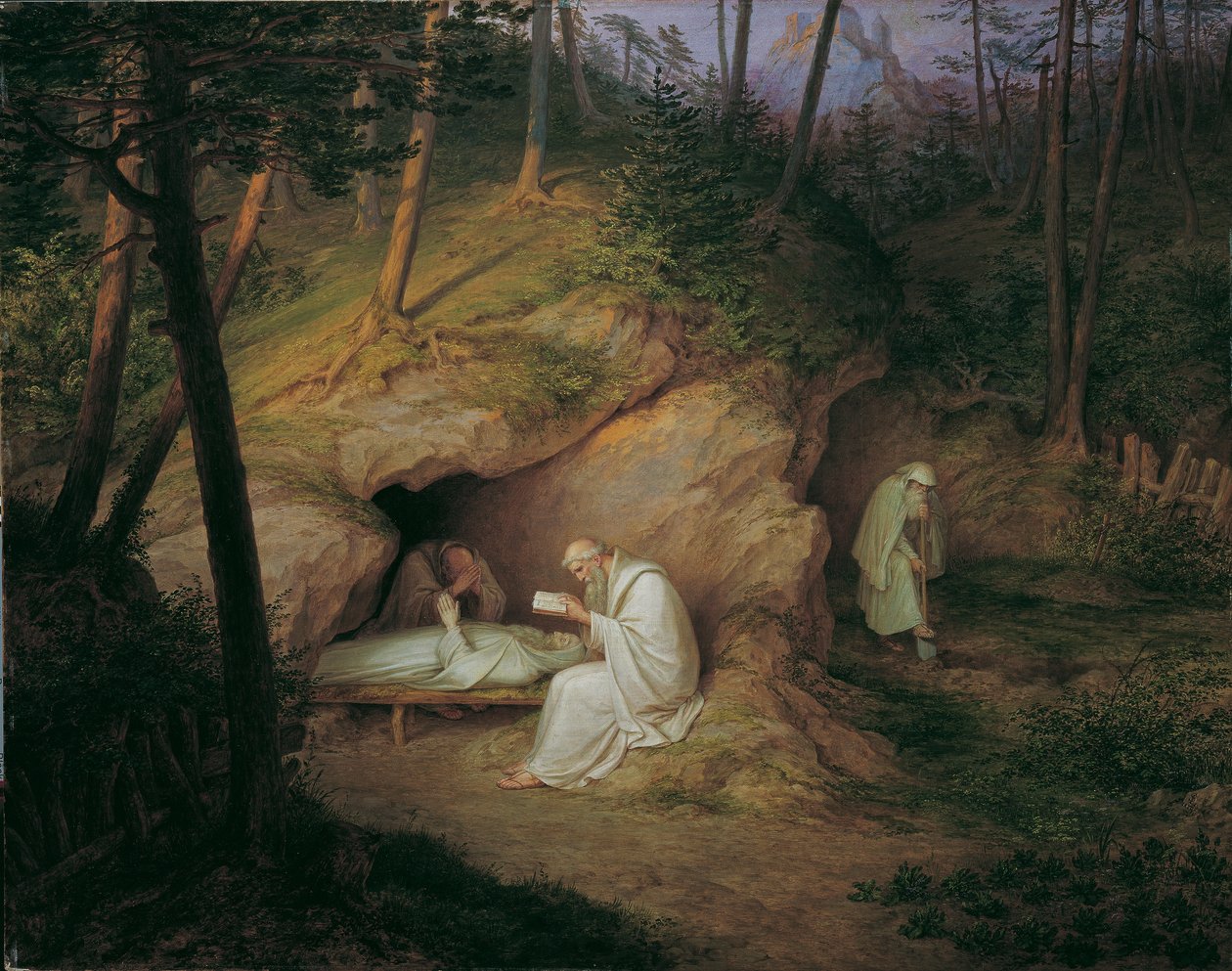 Den döda eremiten av Ludwig Ferdinand Schnorr von Carolsfeld