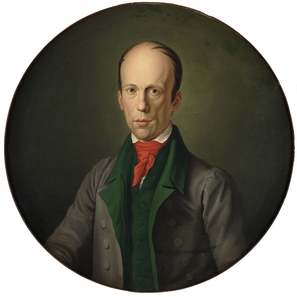 Porträtt av ärkehertig Johannes av Österrike 1782-1859, 1827. av Ludwig Ferdinand Schnorr von Carolsfeld