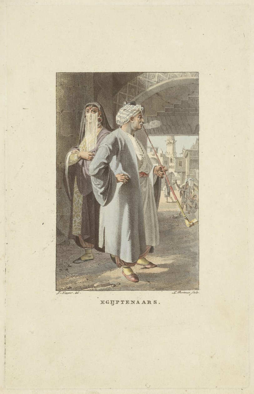 egyptier egyptier (titel på objekt) av Ludwig Gottlieb Portman