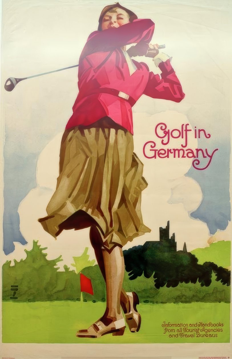 Golf i Tyskland / Information och handböcker från alla turistbyråer och resebyråer av Ludwig Hohlwein