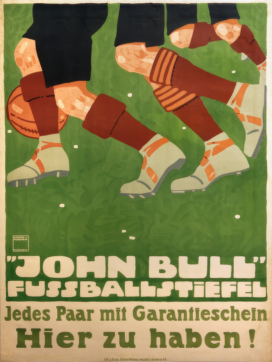 JOHN BULL FOTBOLLSKÖVLAR. Varje par med ett garantibevis. Att ha här! av Ludwig Hohlwein