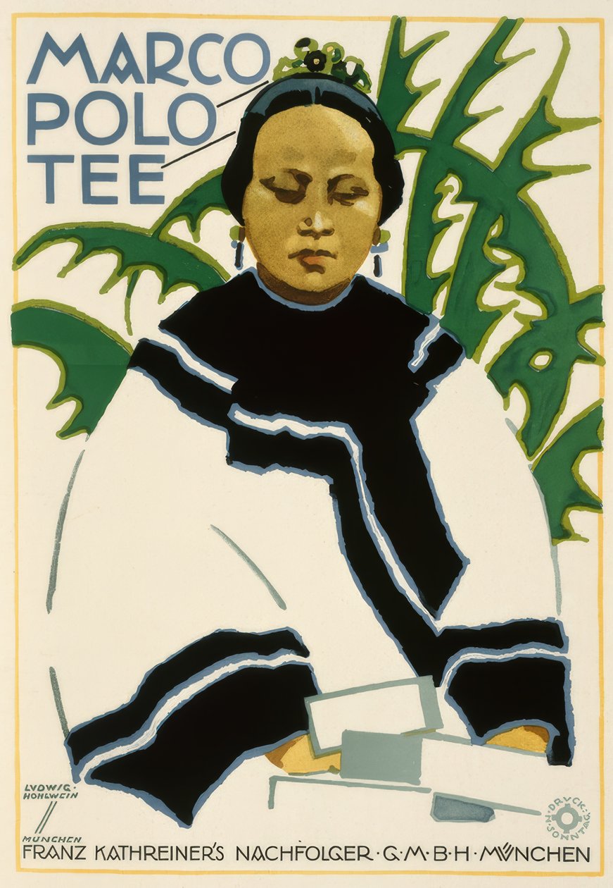 Marco Polo Tee - Franz Kathreiners efterträdare G.M.B.H. München av Ludwig Hohlwein