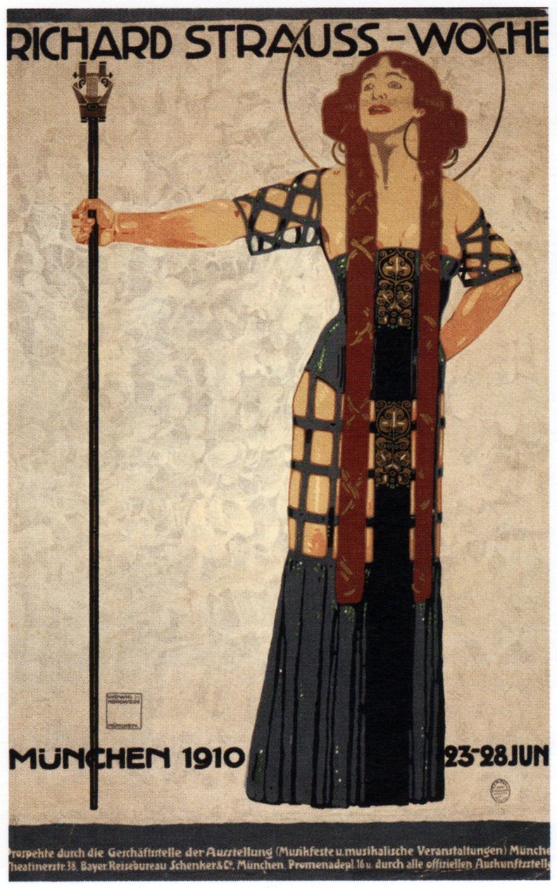 Richard Strauss-veckan, 1910 av Ludwig Hohlwein