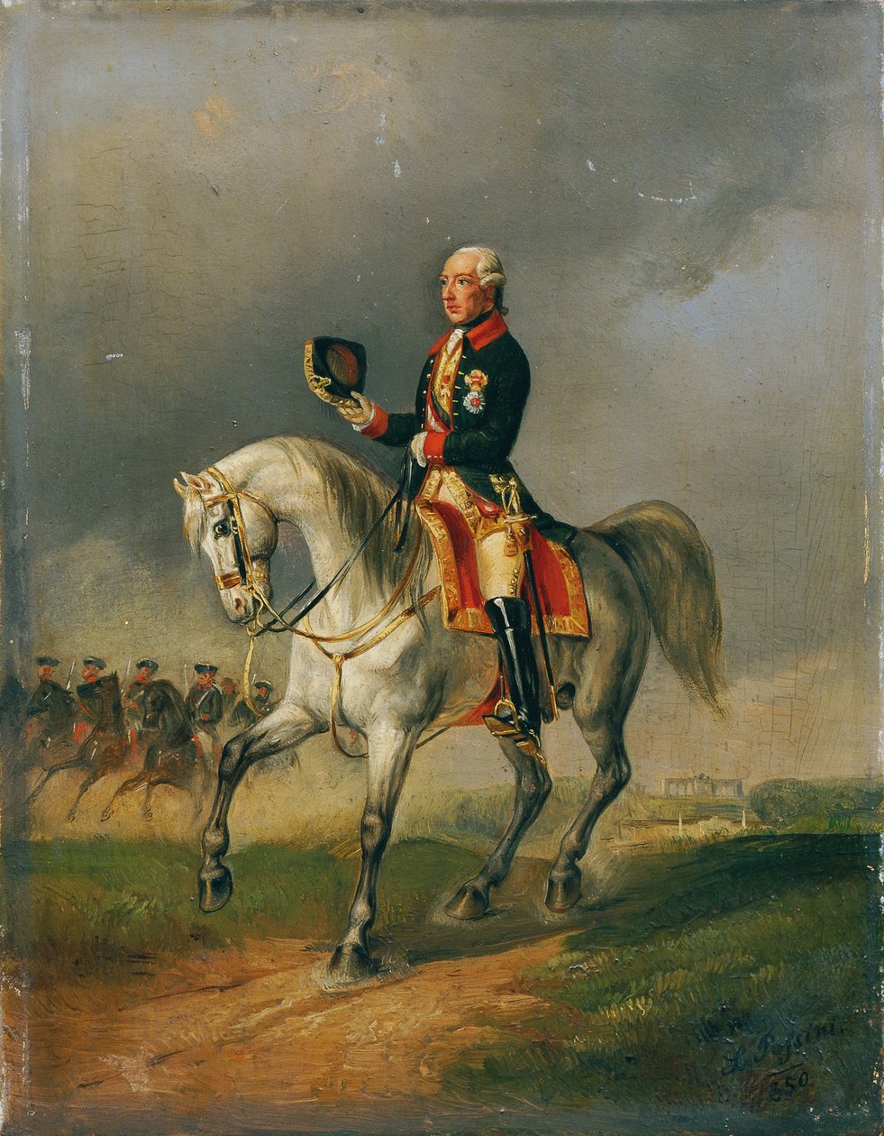 Kaiser Joseph II. återvända av Ludwig Johann Passini