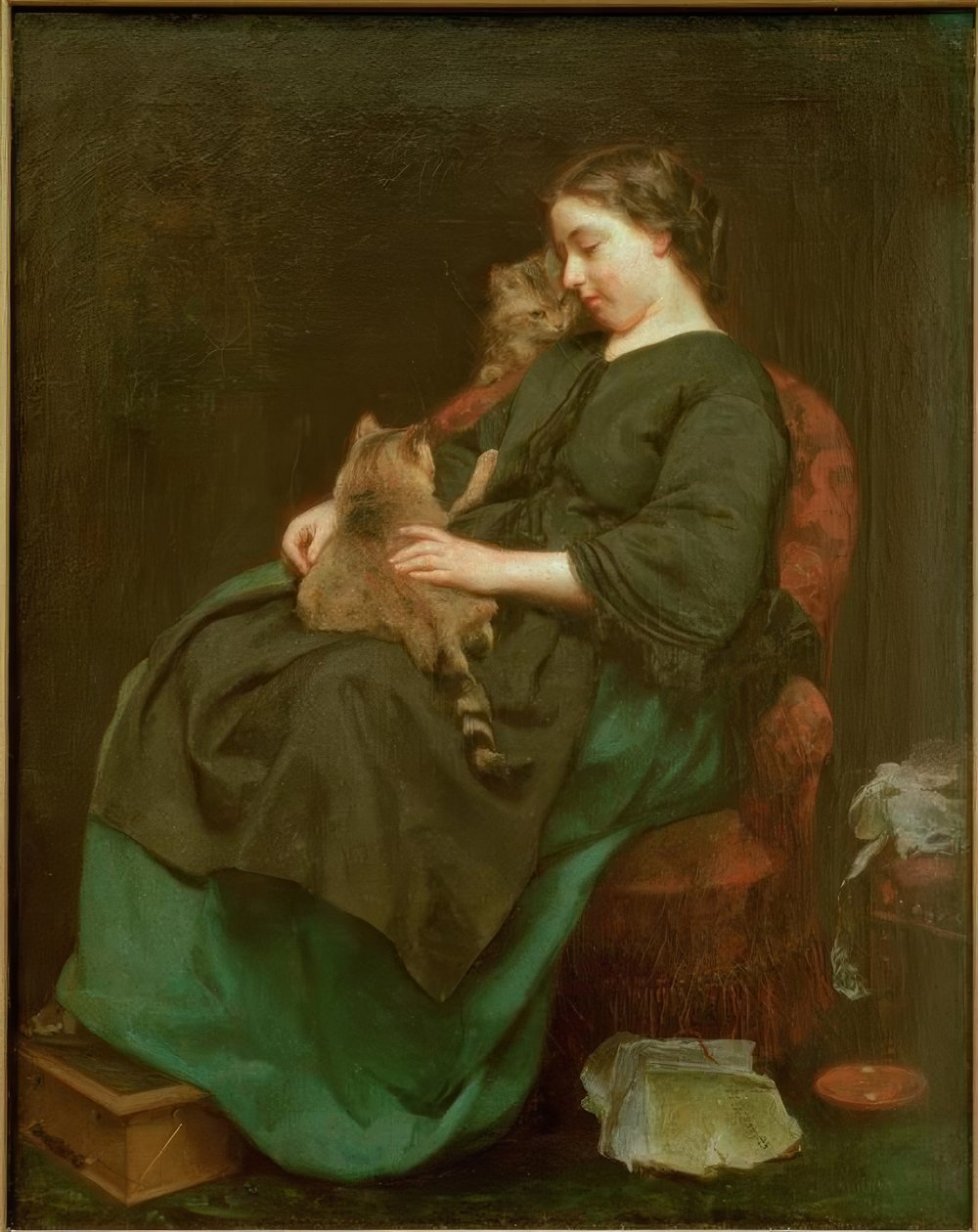 Mamma katten av Ludwig Knaus
