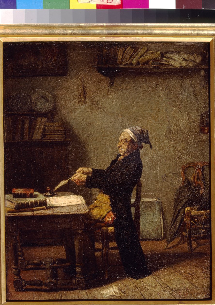 Forskare i arbete av Knaus, Ludwig (1829-1910). Olja på trä. State A. Pushkin Museum of Fine Arts, Moskva av Ludwig Knaus