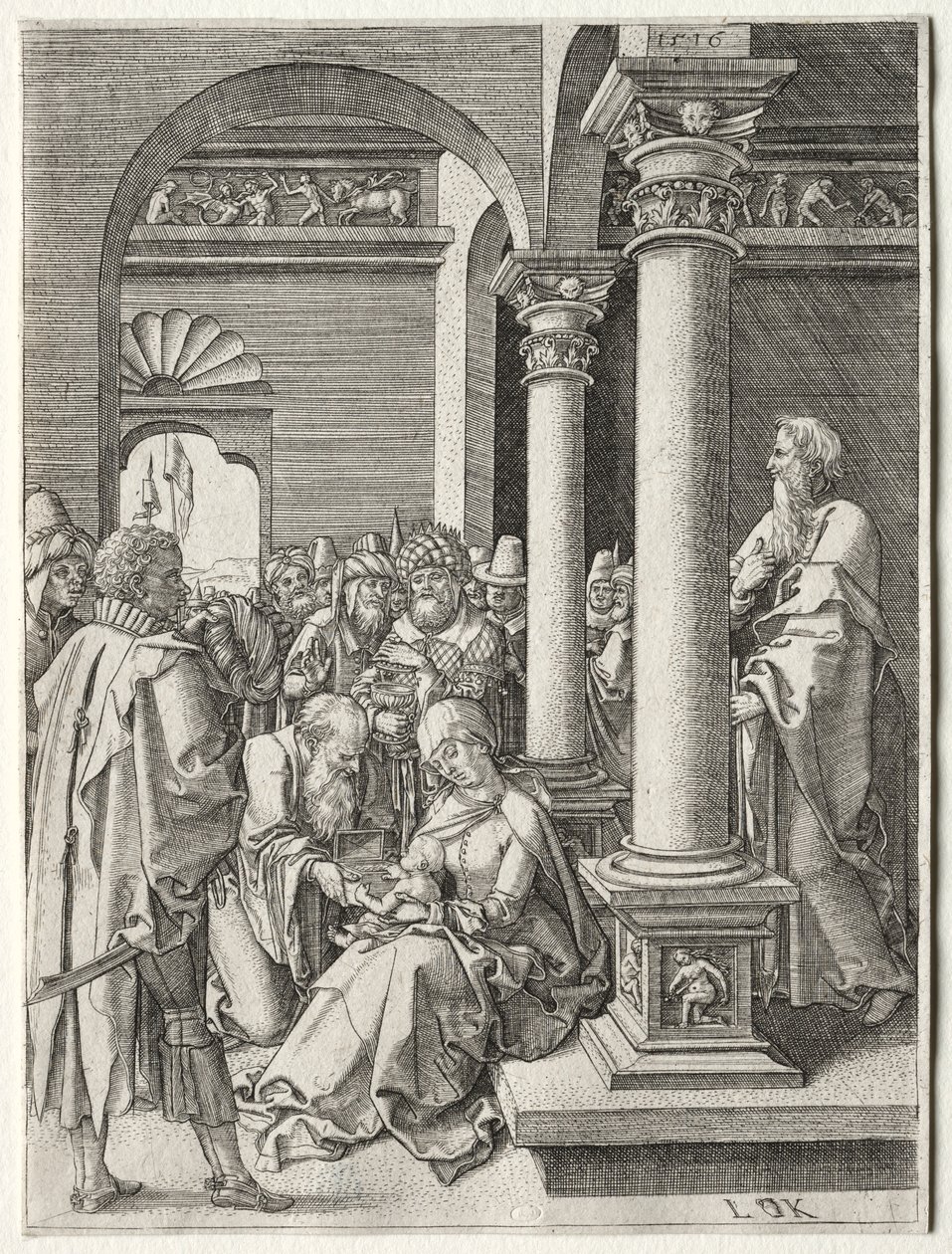 Konungarnas tillbedjan, 1516. av Ludwig Krug