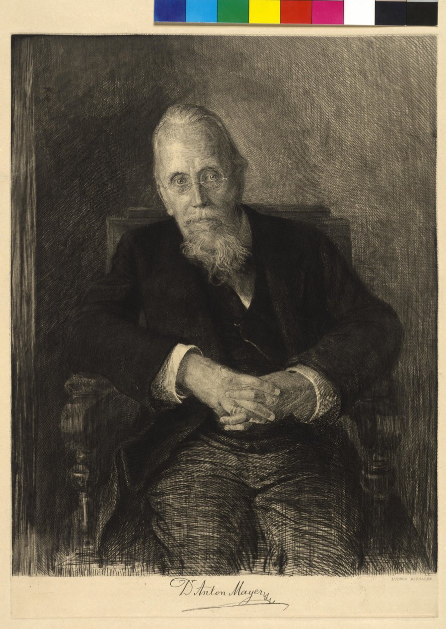 Anton Mayer av Ludwig Michalek
