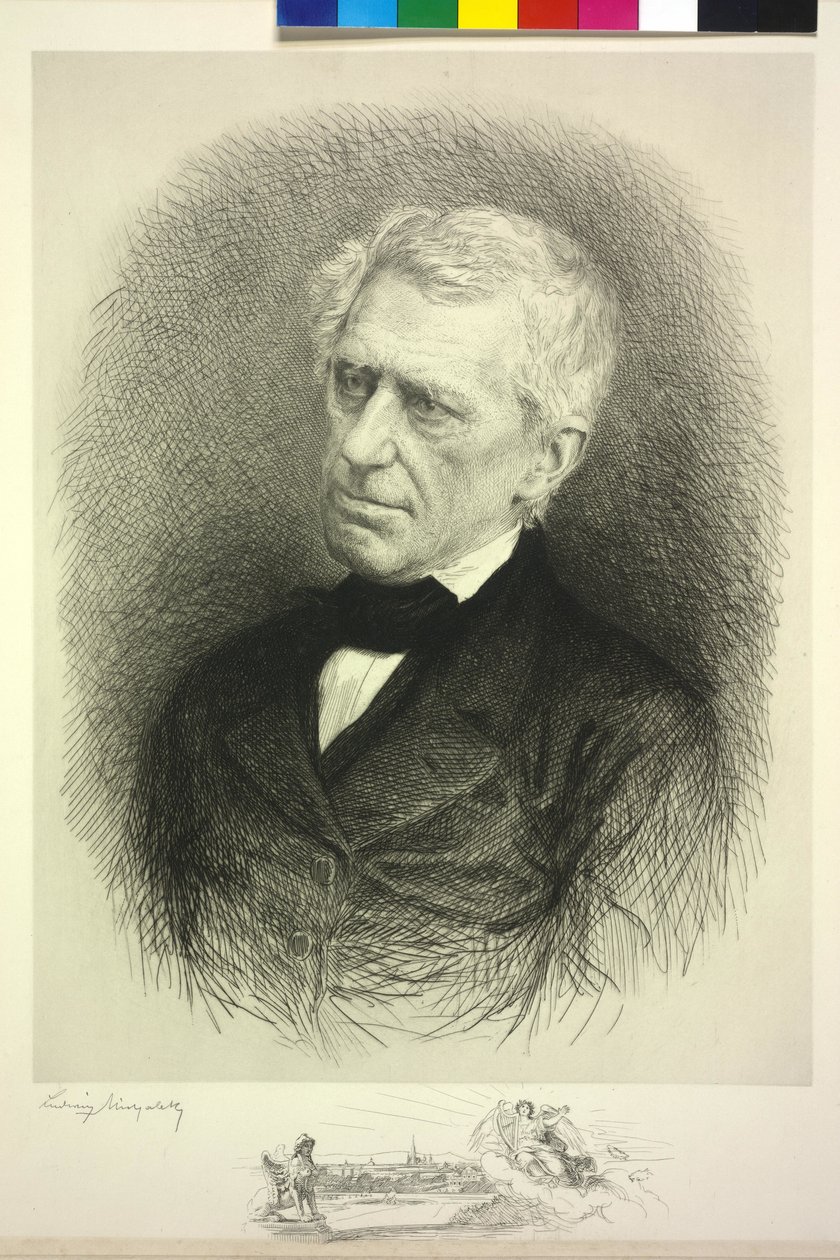 Franz Grillparzer av Ludwig Michalek
