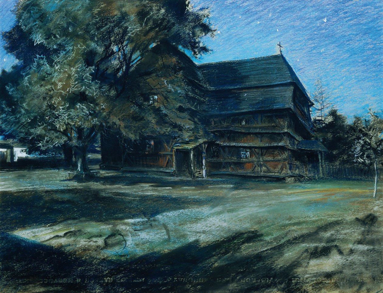 träkyrka av Ludwig Michalek