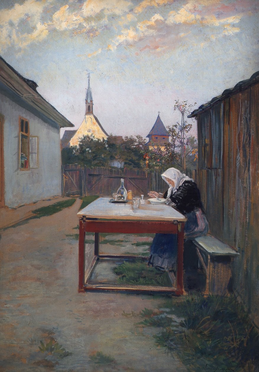 Min mamma (kvällsmåltid) av Ludwig Michalek