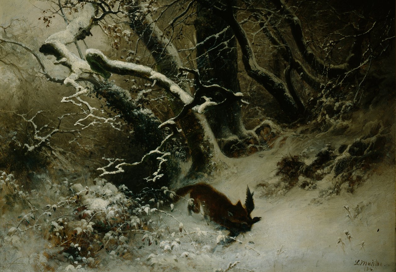 Vinterlandskap av Ludwig Munthe