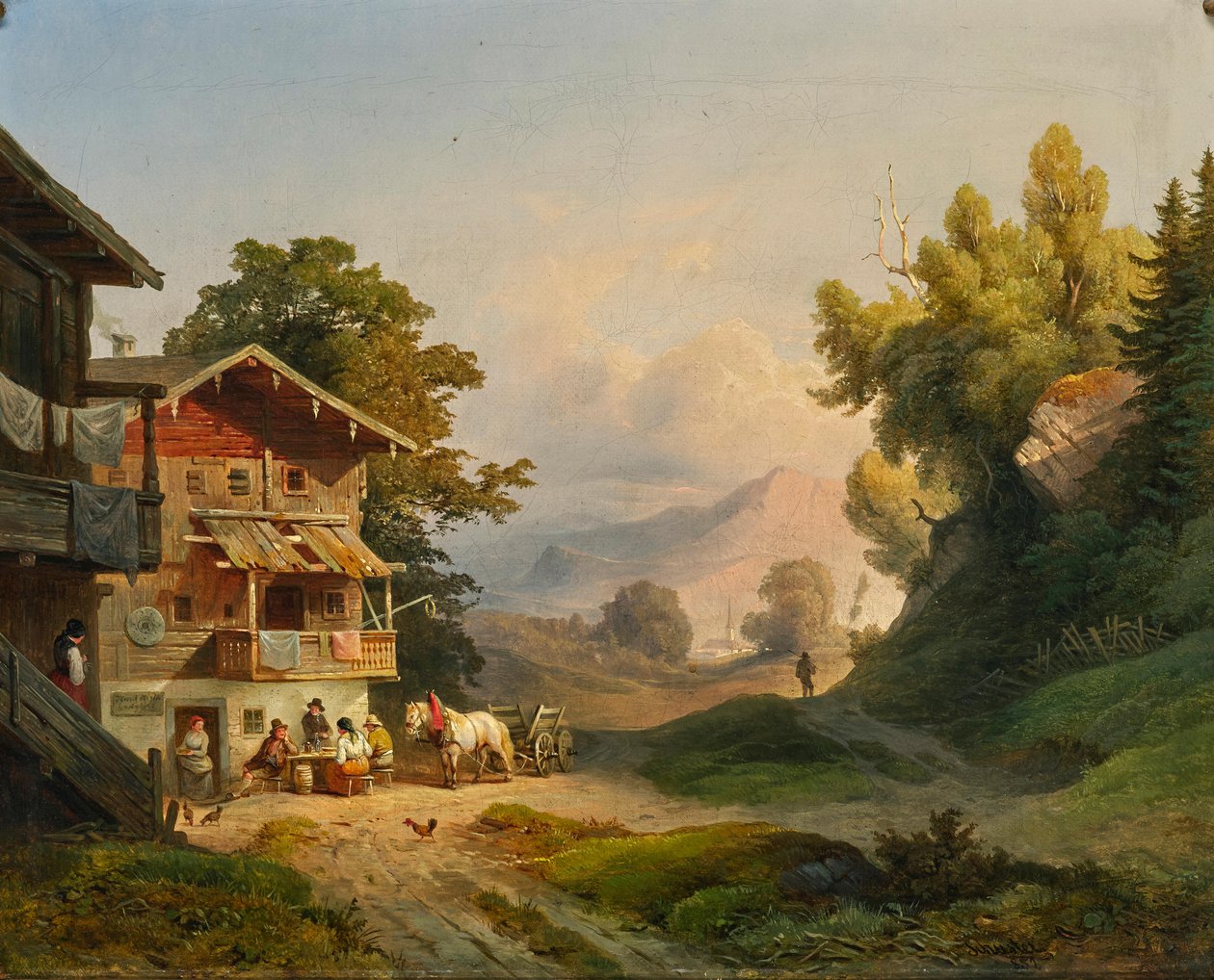 Ludwig Schuster Mittagsvila 1852 av Ludwig Schuster