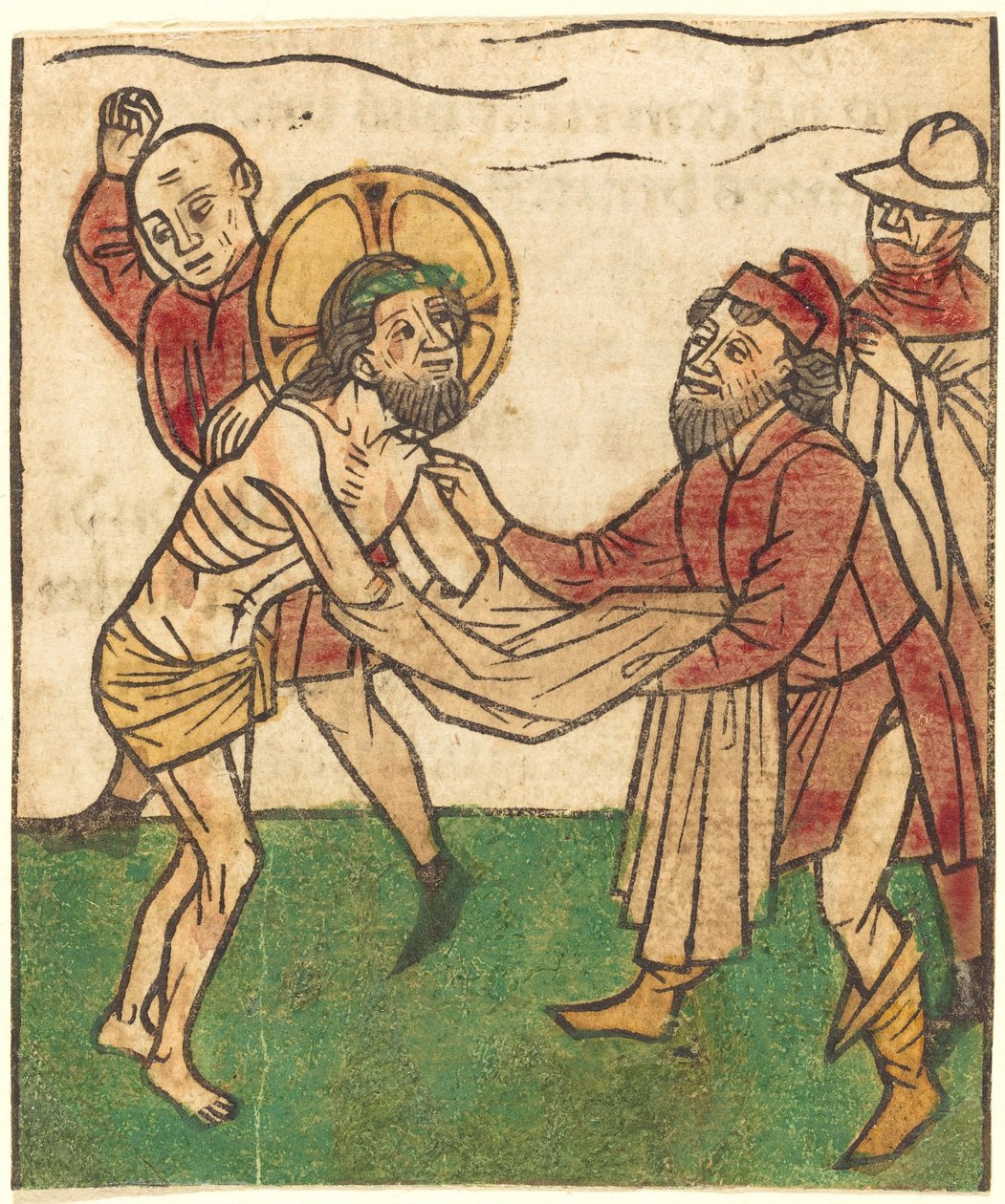 Kristus avklädd sin klädnad. av Ludwig of Ulm