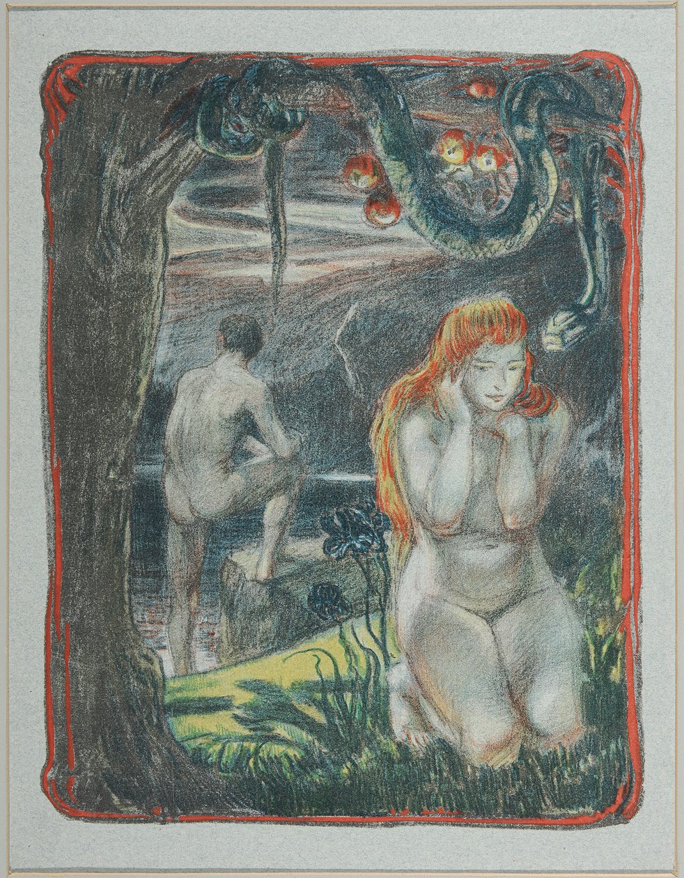 Adam och Eva av Ludwig von Hofmann