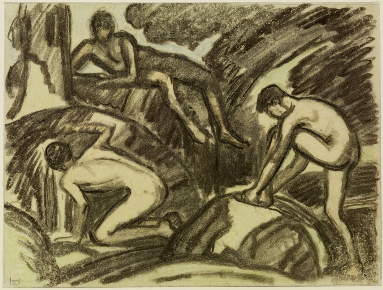 Vid klippkällan av Ludwig von Hofmann