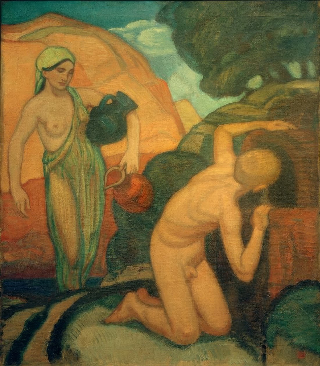 Källan av Ludwig von Hofmann