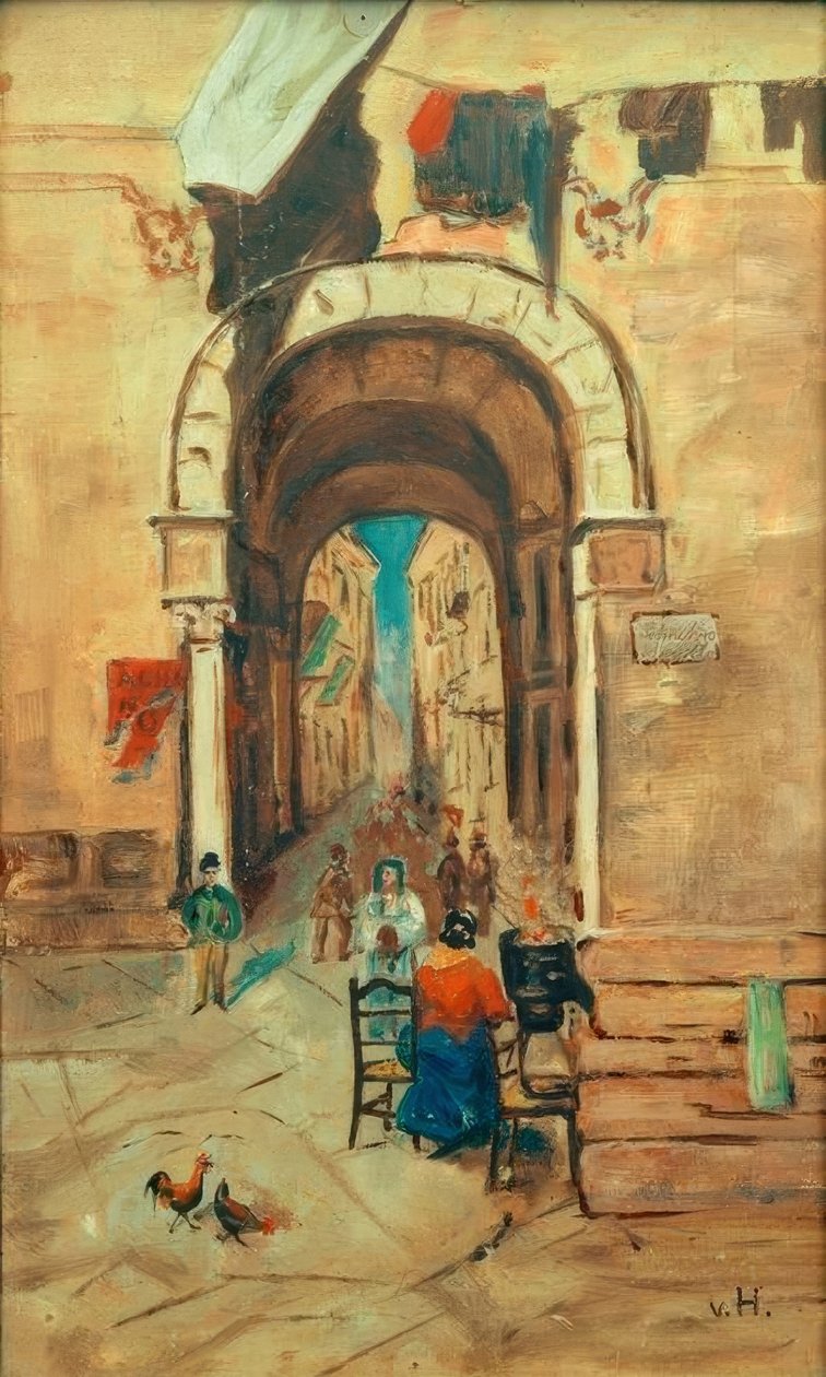Neapel - enstaka stycke av Ludwig von Hofmann