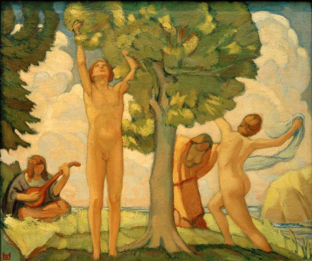 sommar av Ludwig von Hofmann