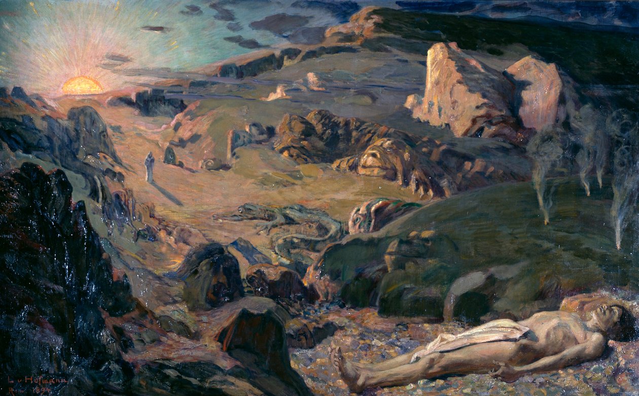 Skräckens dal av Ludwig von Hofmann