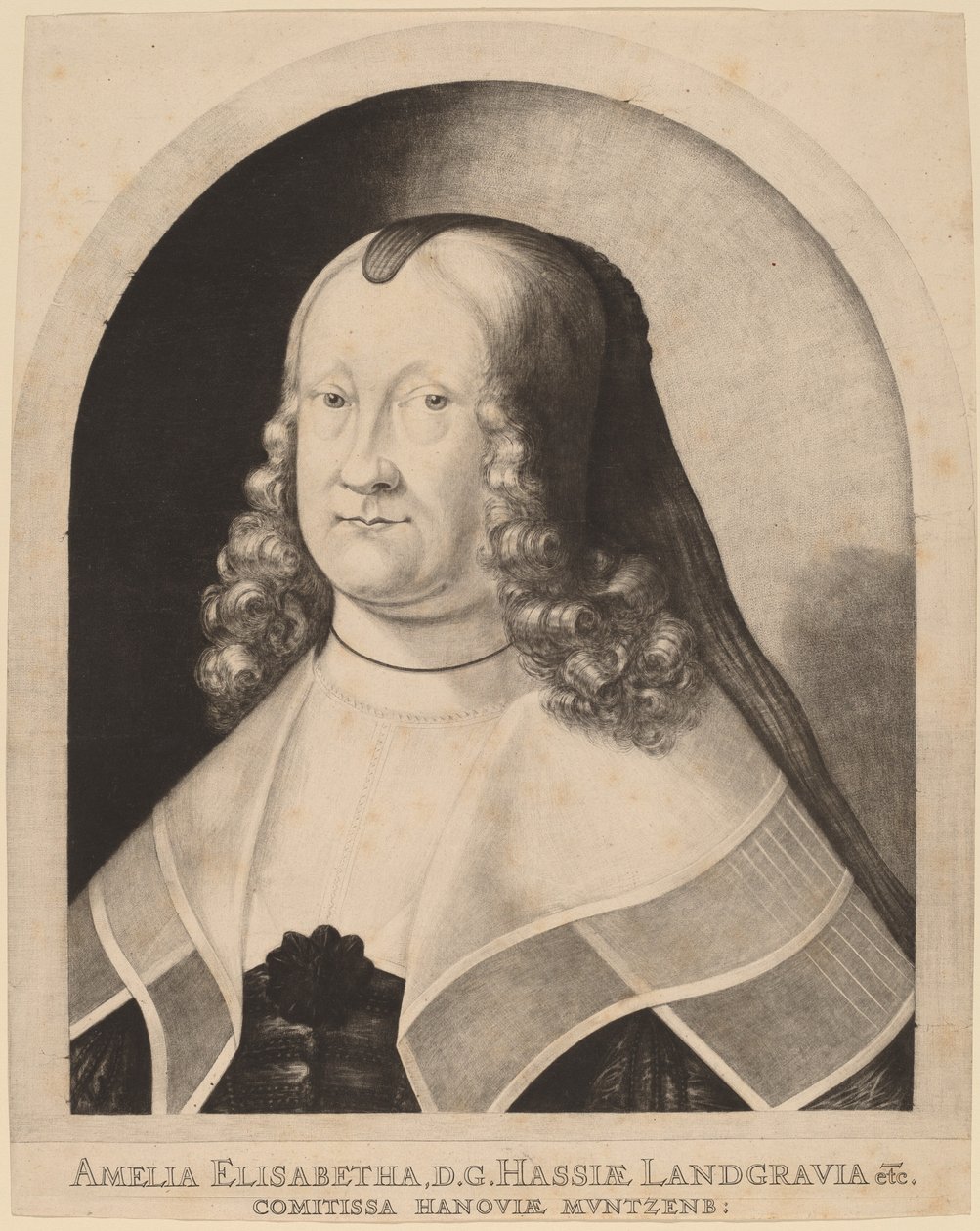 Amelia Elizabeth, grevinna av Hessen av Ludwig von Siegen