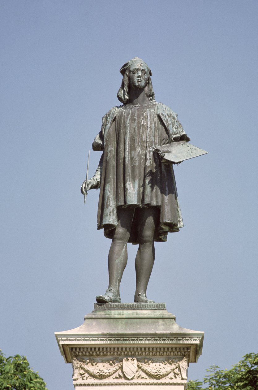 Staty av Raphael Sanzio av Urbino, 1897 (foto) av Luigi Belli