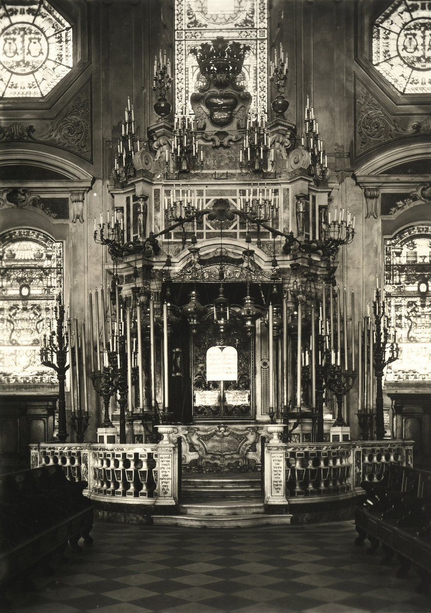 Hekhal i Livornos gamla synagoga av Luigi Betti
