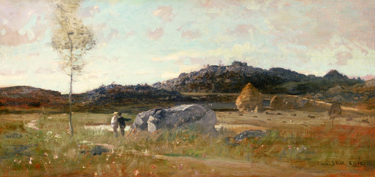 Sommarlandskap av Luigi Loir