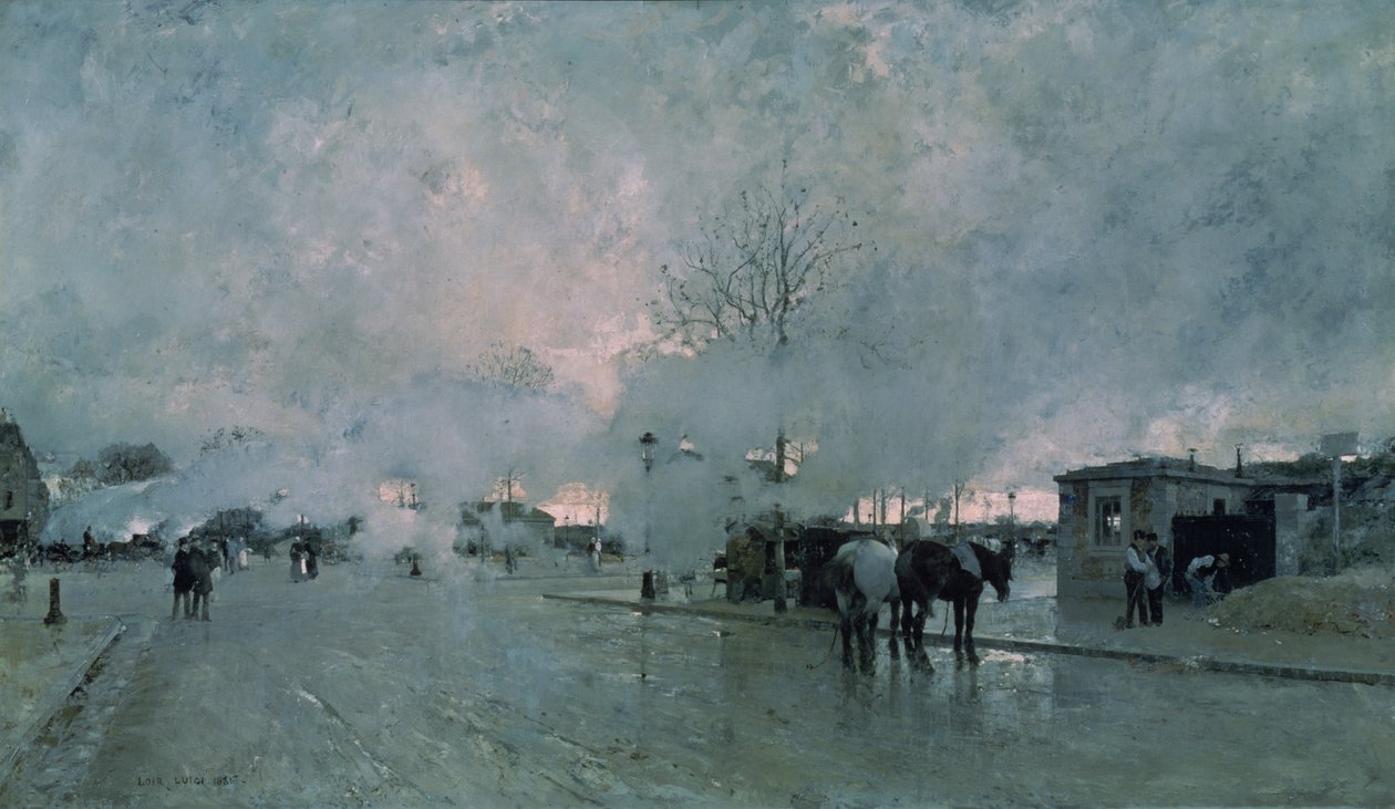 Huset vid järnvägen av Luigi Loir