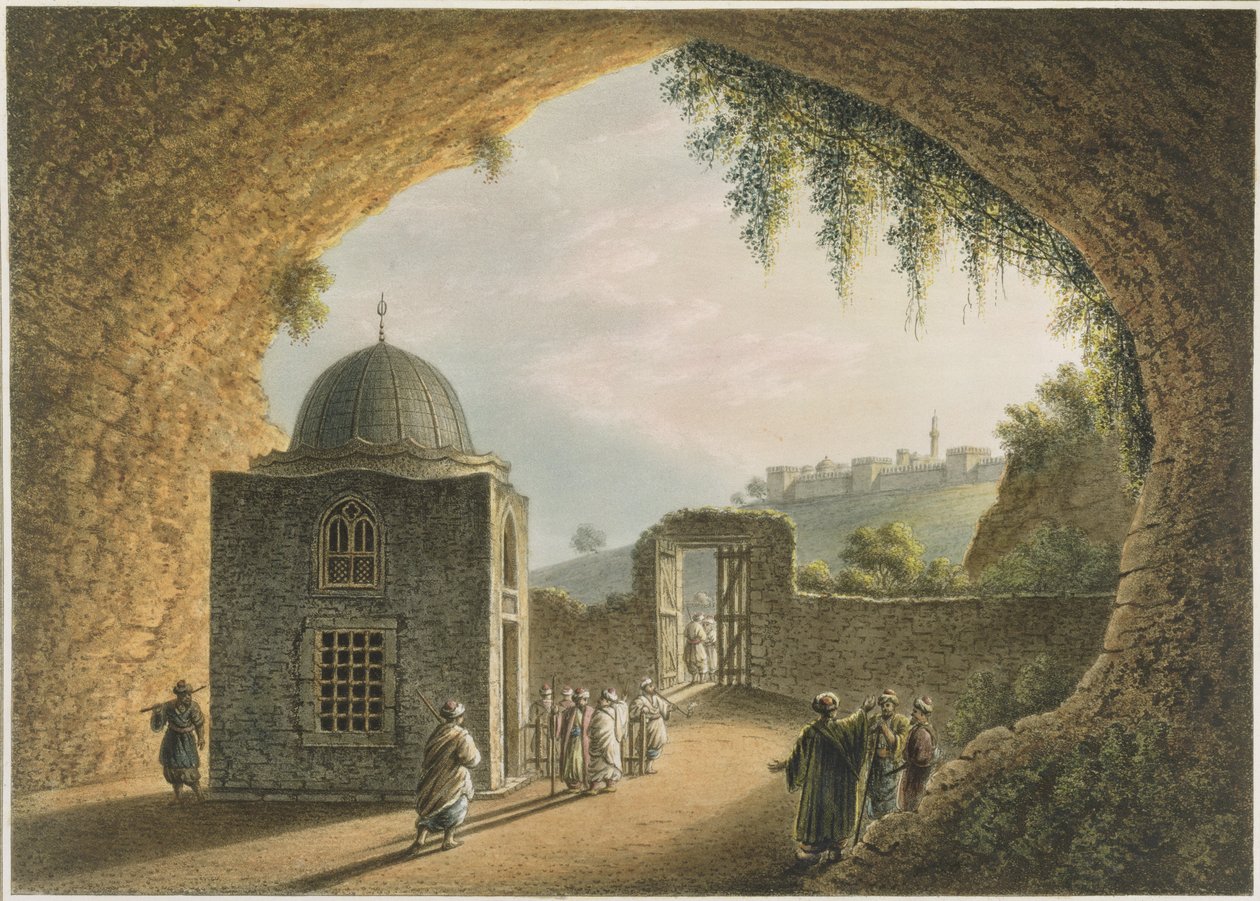 The Tomb of Jeremiah, utgiven av William Watts, 1801. av Luigi Mayer
