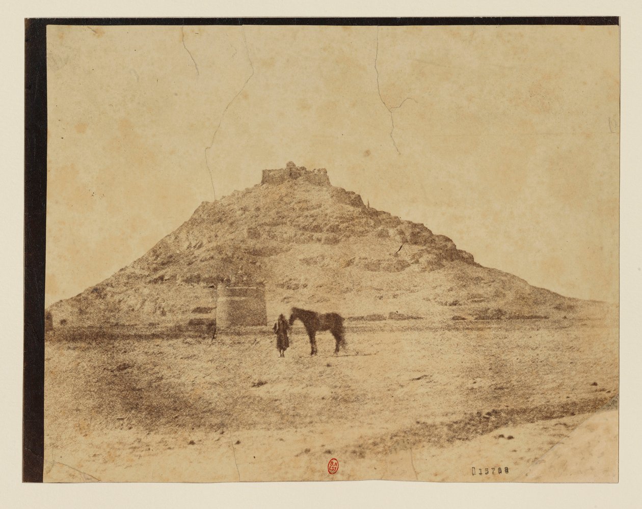 Ispahan, montagne du feu, ancien temple guèbre av Luigi Pesce