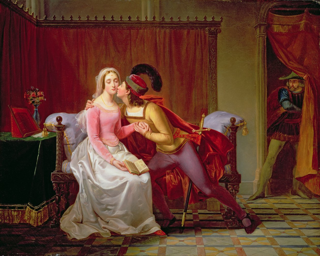 Paolo och Francesca, 1832 av Luigi Rubio