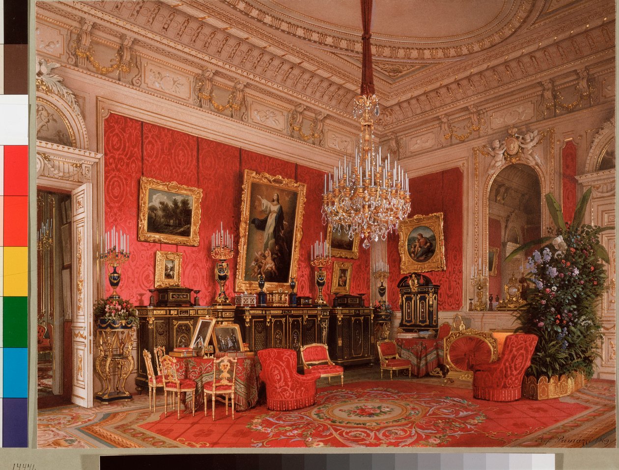 Interiörer i vinterpalatset (Palais d