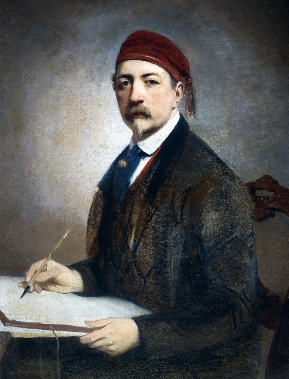 Självporträtt av Luigi Asioli