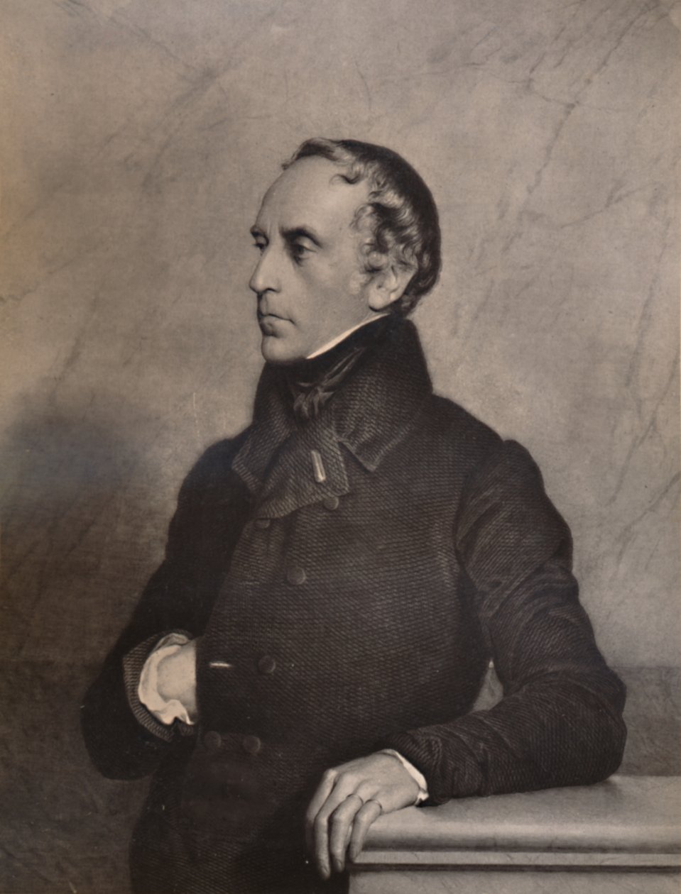 Francois Pierre Guillaume Guizot, fransk politiker och historiker, 1800-talet 1894 av Luigi Calamatta