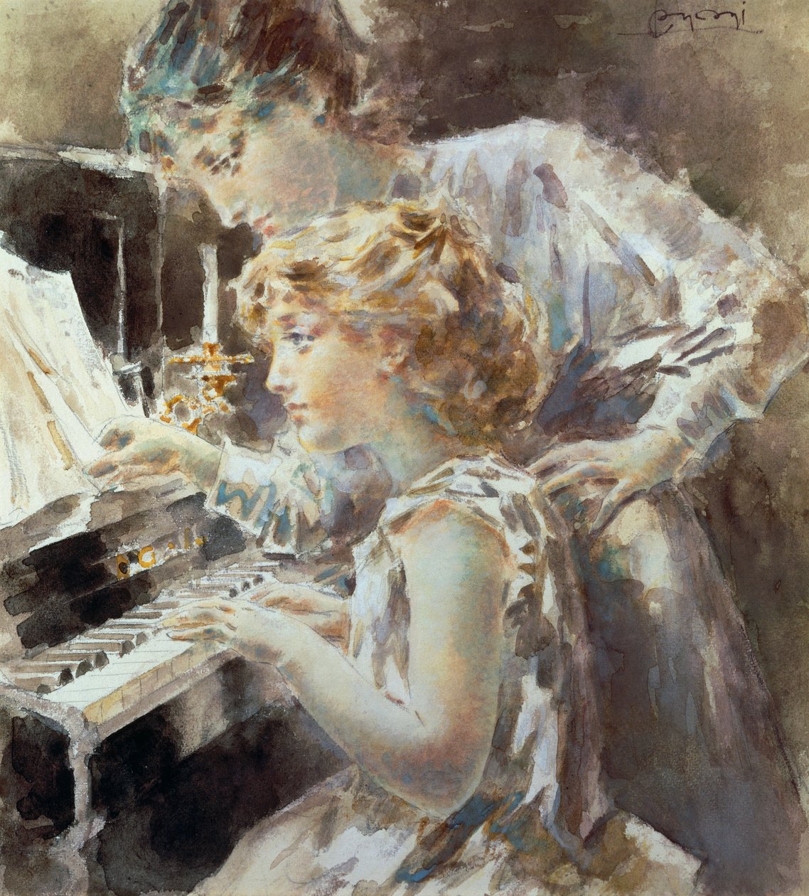 Piano lektion av Luigi Conconi