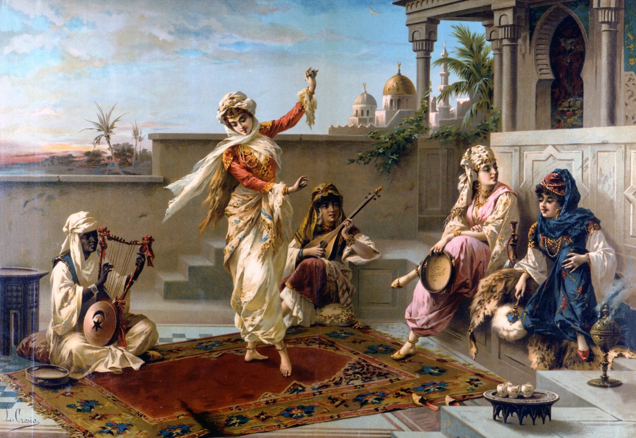 Harem av Crocio Luigi (1835 - 1915). av Luigi Crosio