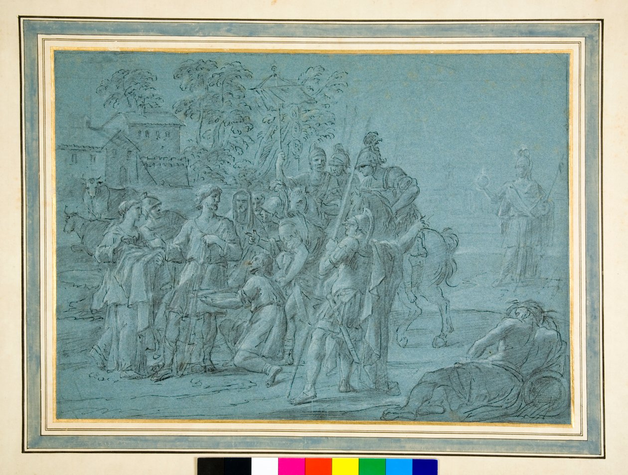 Cincinnatus återkallad från plogen av Luigi Garzi