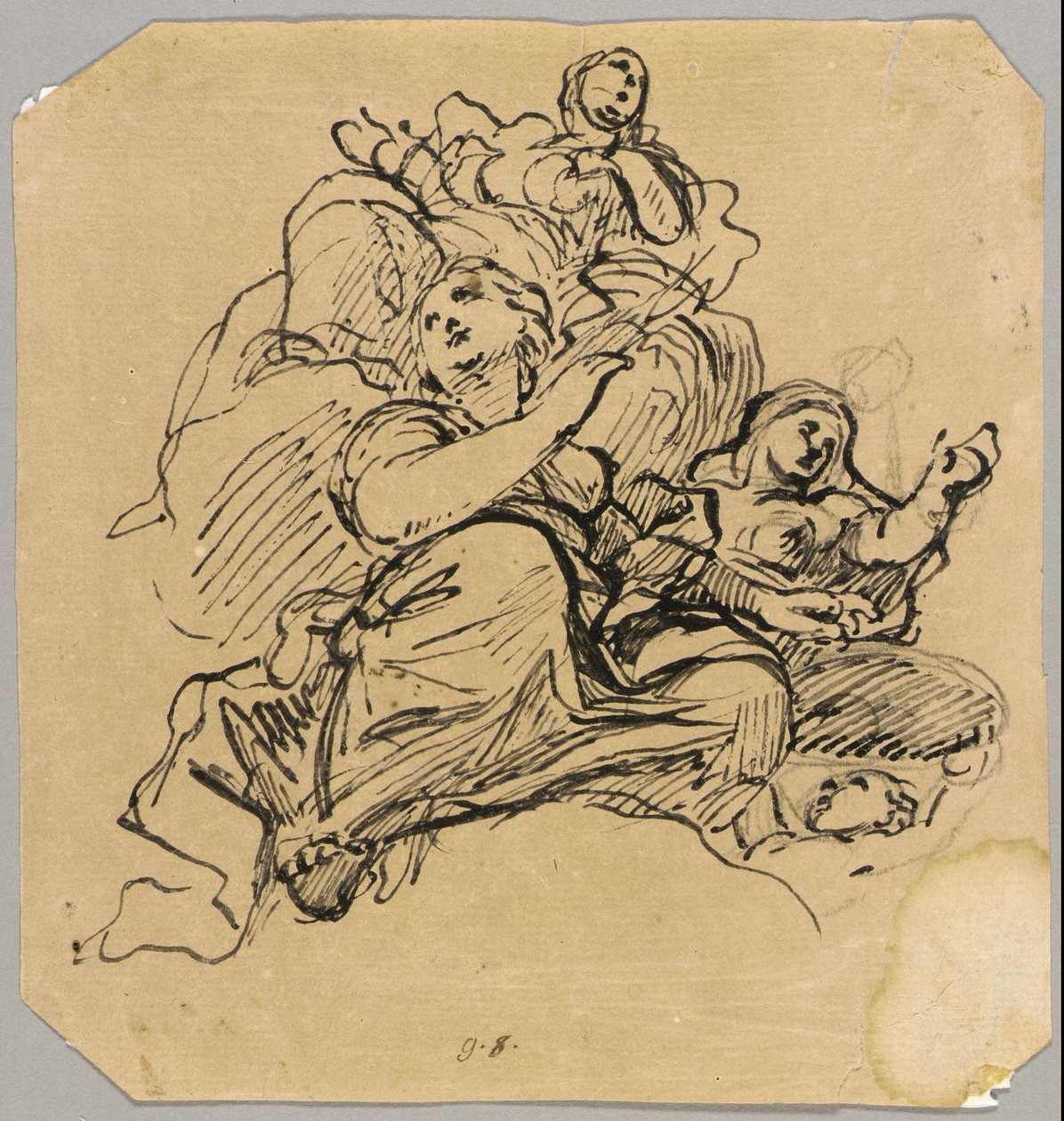 Ritning av Luigi Garzi