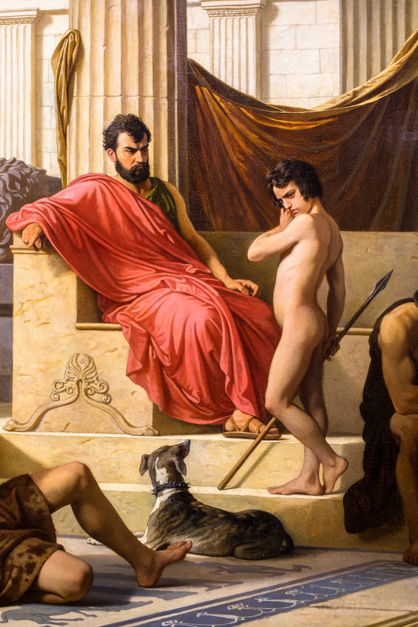 Utbildning i Sparta av Luigi Mussini
