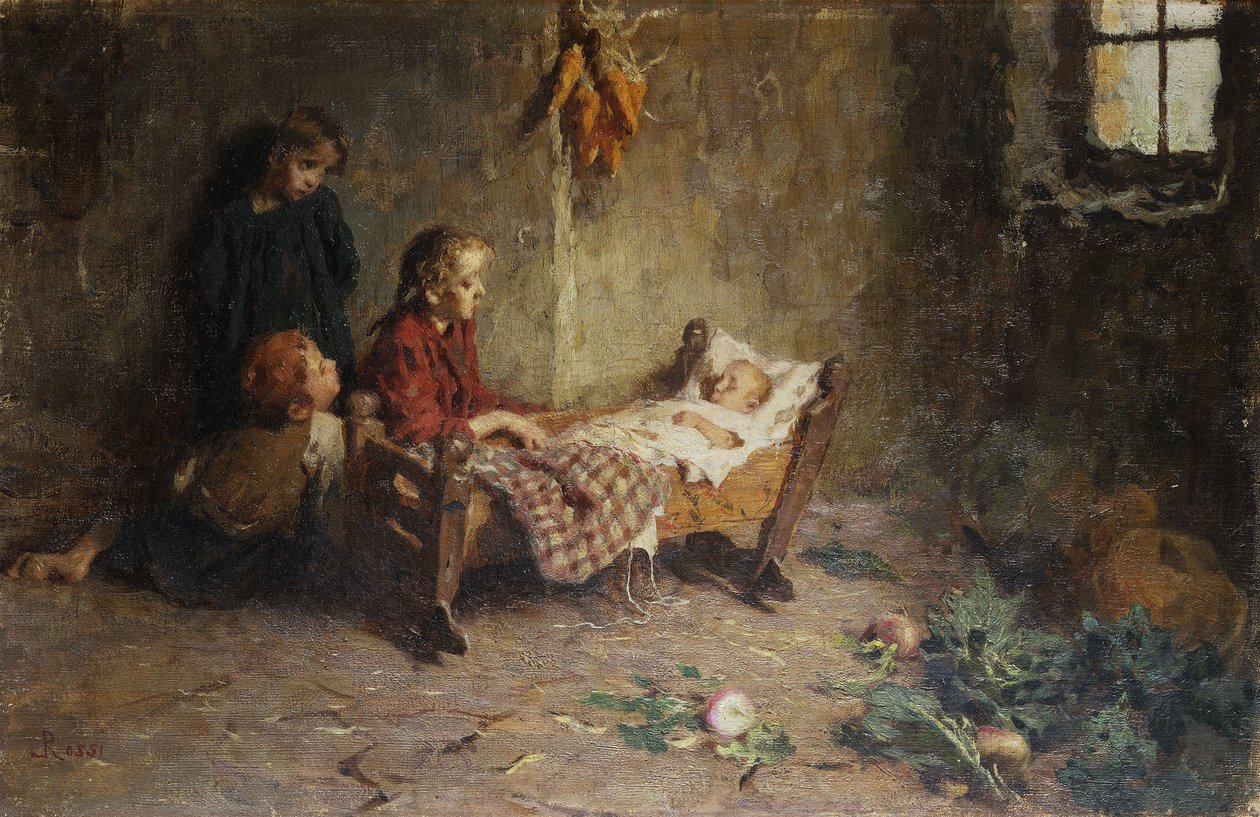 Det nyfödda barnet, av Luigi Rossi