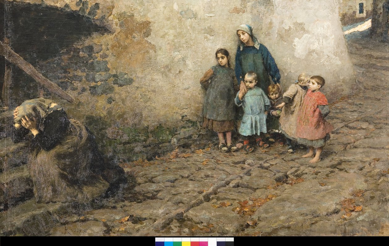 Sorgens skola, 1895 av Luigi Rossi