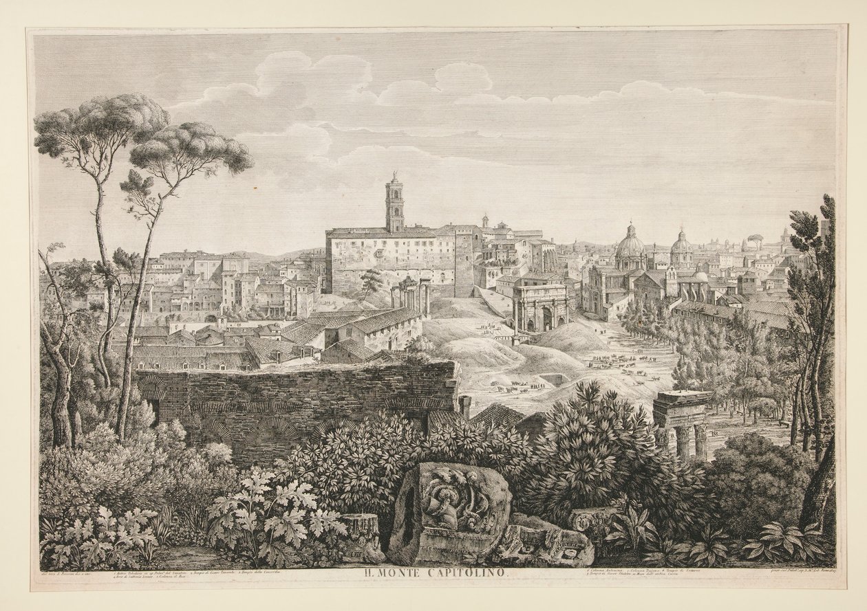 Capitoline Hill av Luigi Rossini