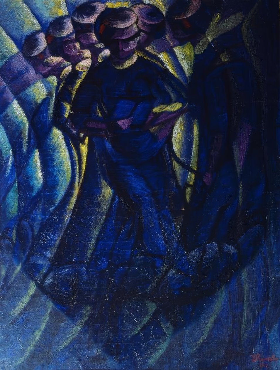 L.Russolo, En kvinnas rörelser av Luigi Russolo