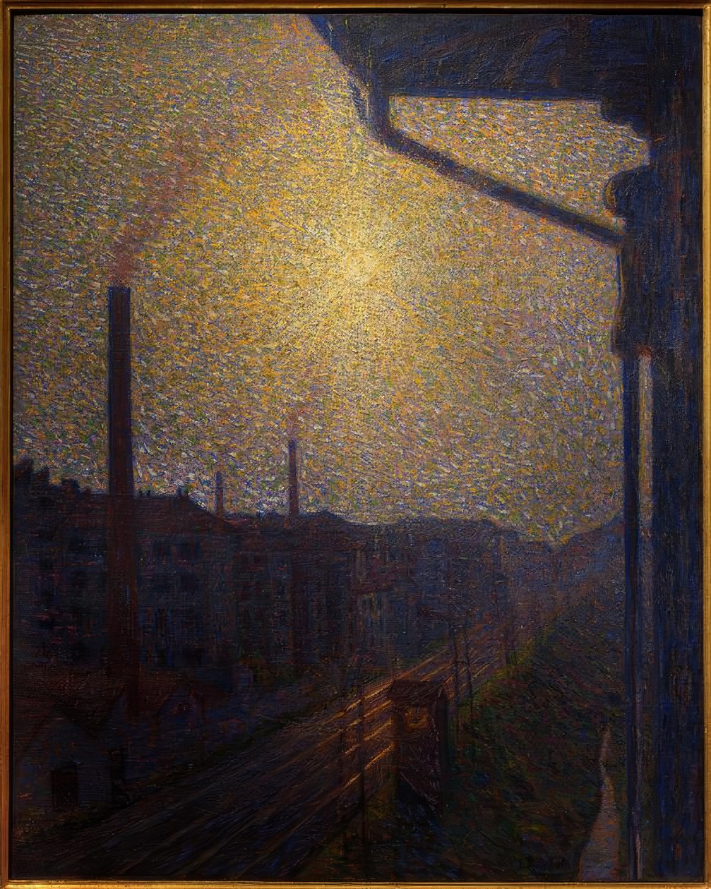 Stadsranden - arbete av Luigi Russolo