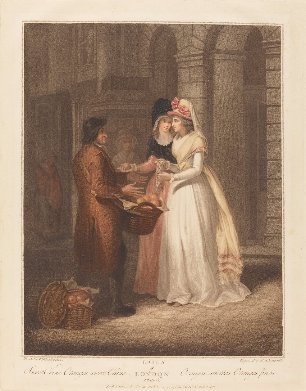 Söta Kina apelsiner av Luigi Schiavonetti after Francis Wheatley